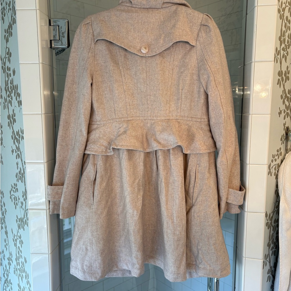 Women's Coat - Cream - Picture 6 of 7